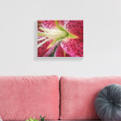 Stargazer Lily Leinwanddruck (Insitu (Wohnzimmer))