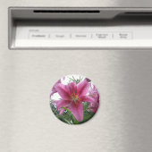 Stargazer Lily Magnet (In Situ (Geschirrspüler))