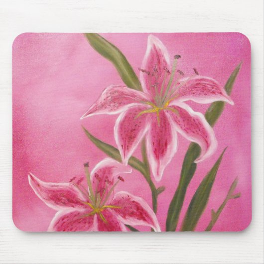 Stargazer Lily Mousepad (Vorne)
