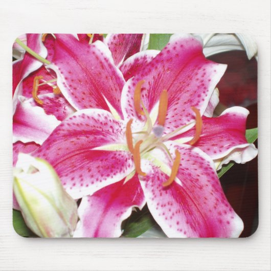 Stargazer Lily Mousepad (Vorne)