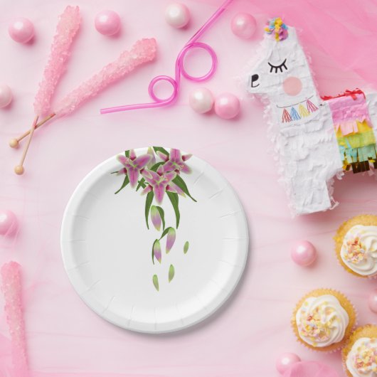 Stargazer Lily Paper Party Teller (Party)