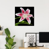 Stargazer Lily Poster (Heimbüro)