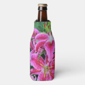 Stargazer Oriental Lilies Flaschenkühler (Flaschenvorderseite)