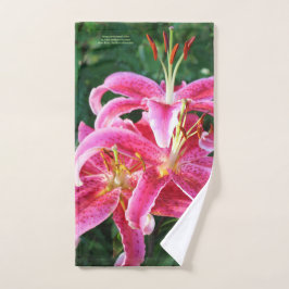 Stargazer-Orientale-Lilien Handtuch