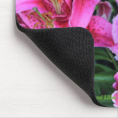 Stargazer-Orientale-Lilien Mousepad (Ecke)