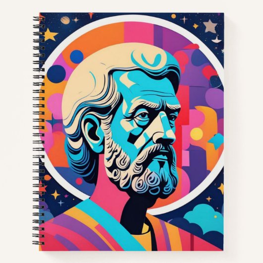 Stargazer Philosopher: Der Kosmos des Geistes Notizblock (Vorderseite)