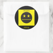 Stargazer Runder Aufkleber (Tasche)