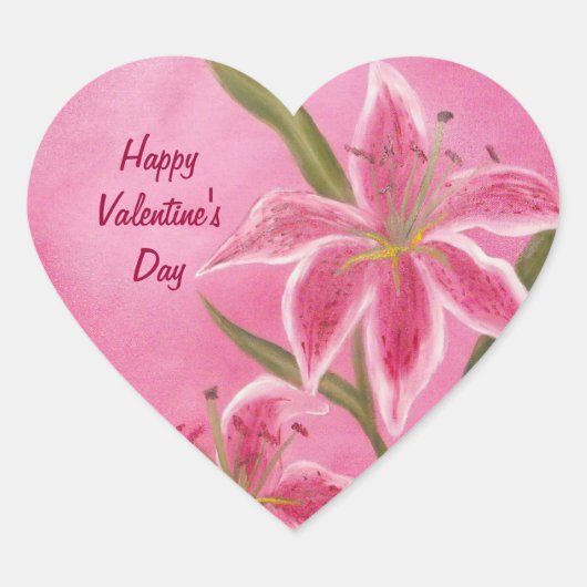 Stargazer Valentine Sticker (Vorderseite)