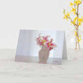 Stargazer white II Karte (Gelbe Blume)