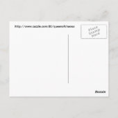 Stargazerlilie Postkarte (Rückseite)