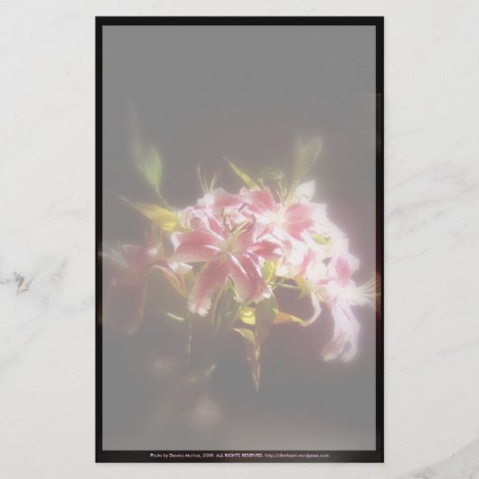 Stargazerlilien #31 briefpapier (Vorderseite)