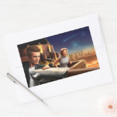 Stargazers Rechteckiger Aufkleber (Umschlag)