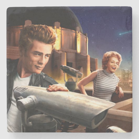 Stargazers Steinuntersetzer (Vorderseite)