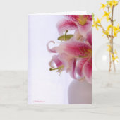 Stargazerweiß III Karte (Gelbe Blume)