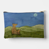 Stargazing Bears Zipper Pouch Zubehörtasche (Rückseite)