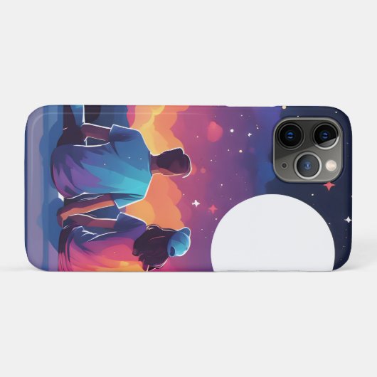Stargazing Couple Case-Mate iPhone Hülle (Rückseite (Horizontal))