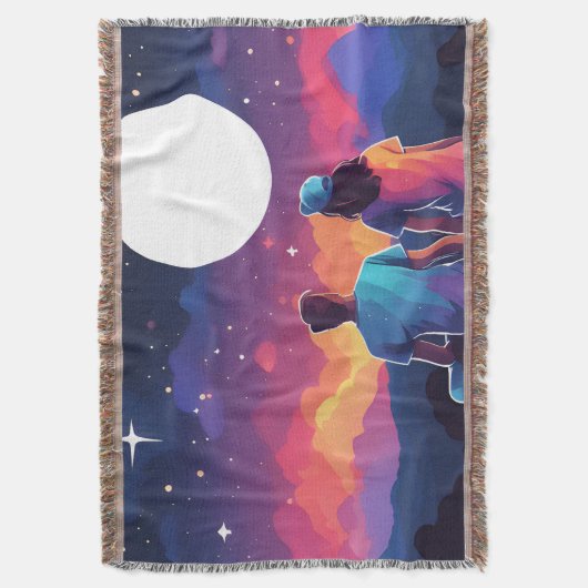 Stargazing Couple Decke (Vorderseite Vertikal)