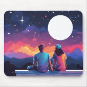 Stargazing Couple Mousepad (Vorne)