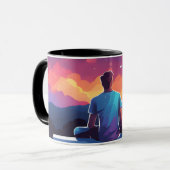 Stargazing Couple Tasse (Vorderseite Links)