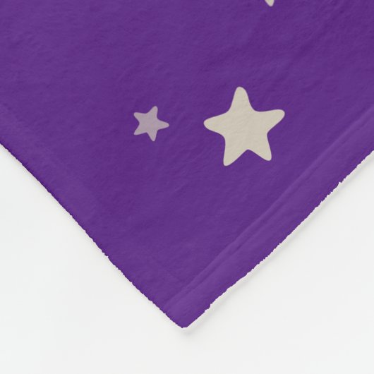 Stargazing Eisbär-CUB-Kunst Fleecedecke (Ecke)