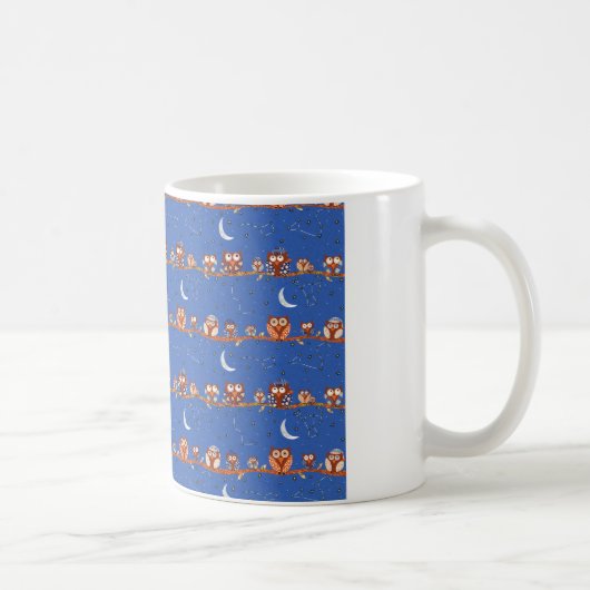Stargazing Eulen-Tasse Kaffeetasse (Rechts)