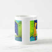 Stargazing Katzen-Kaffee-Tasse Kaffeetasse (Mittel)