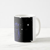 Stargazing Katzen-Tasse Kaffeetasse (VorderseiteRechts)