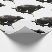 Stargazing Vielfrass Geschenkpapier (Ecke)