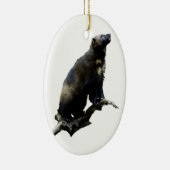Stargazing Wolverine Keramikornament (Rechts)