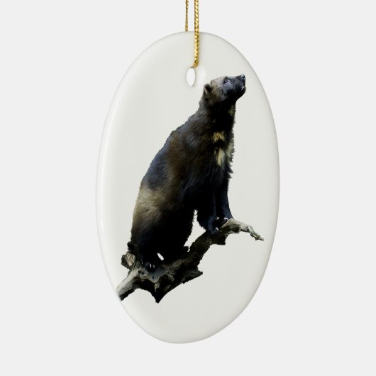 Stargazing Wolverine Keramikornament (Rechts)