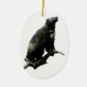 Stargazing Wolverine Keramikornament (Vorne)