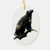 Stargazing Wolverine Keramikornament (Hinten)