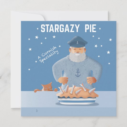Stargazy Pie Postkarte (Vorderseite)