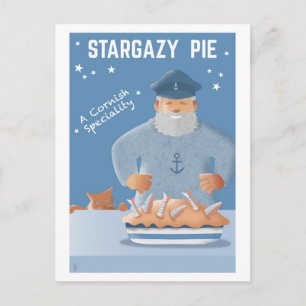 Stargazy Pie Postkarte