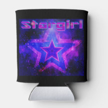 StarGirl - Lila und schwarze Koozie