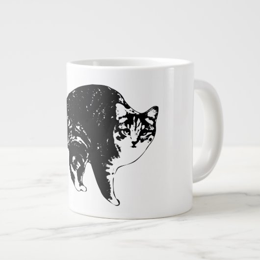 Starglow Tabby Peek Jumbo-Tasse (Vorderseite Rechts)