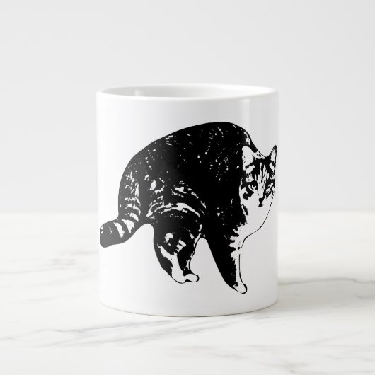 Starglow Tabby Peek Jumbo-Tasse (Vorderseite)