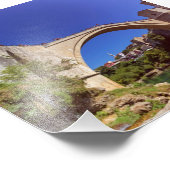 Stari Most, Mostar, Bosnien und Herzegowina Fotodruck (Ecke)