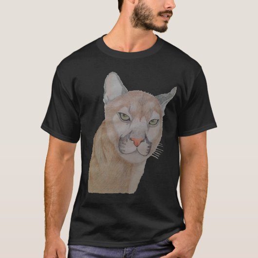 Staring grüne Augen der Puma T-Shirt (Vorderseite)