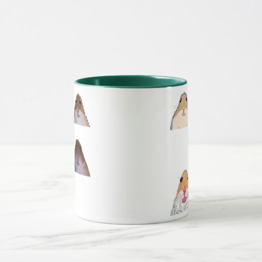 Staring Hamster Funny Meme Mug Memes Set Tasse (Zentrum)