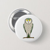 Staring Owl Button (Vorne & Hinten)