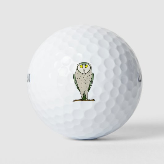 Staring Owl Golfball (Vorderseite)