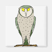 Staring Owl Magnet (Vorne)