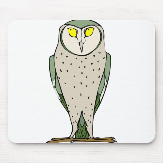 Staring Owl Mousepad (Vorne)