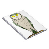 Staring Owl Notizblock (Rechte Seite)