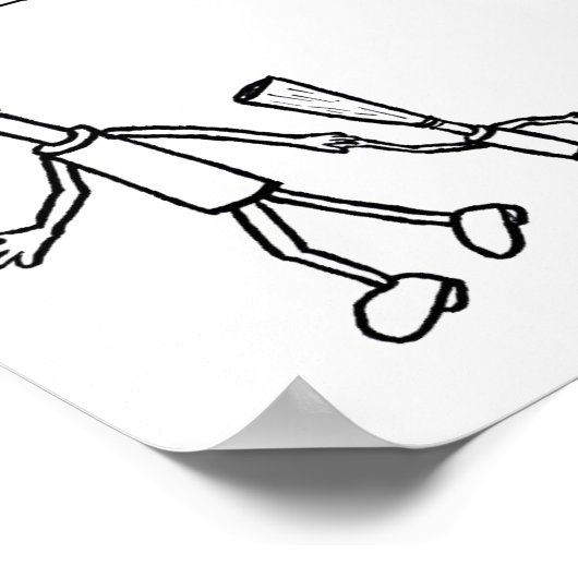 Staring Reed Poster (Ecke)