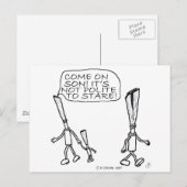 Staring Reed Postkarte (Vorne/Hinten)