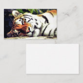 Staring Tiger Visitenkarte (Vorne/Hinten)