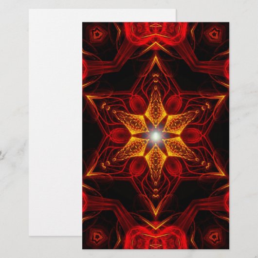 Staritual-Fraktal Briefpapier (Vorne/Hinten)