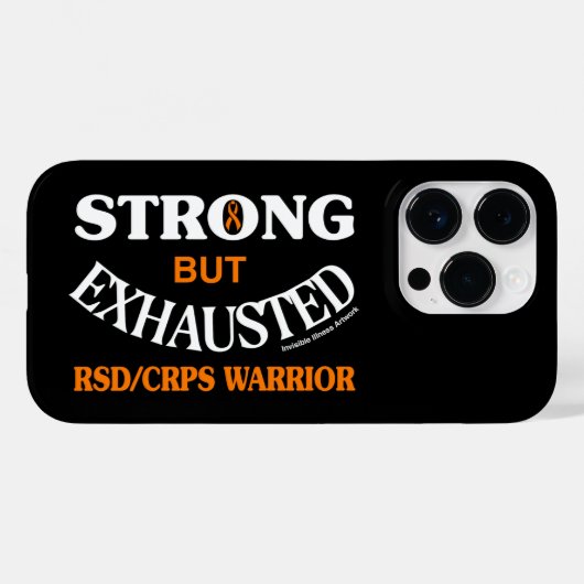 STARK, ABER ERSCHÖPFT... RSD/CRPS Case-Mate iPhone HÜLLE (Rückseite (Horizontal))